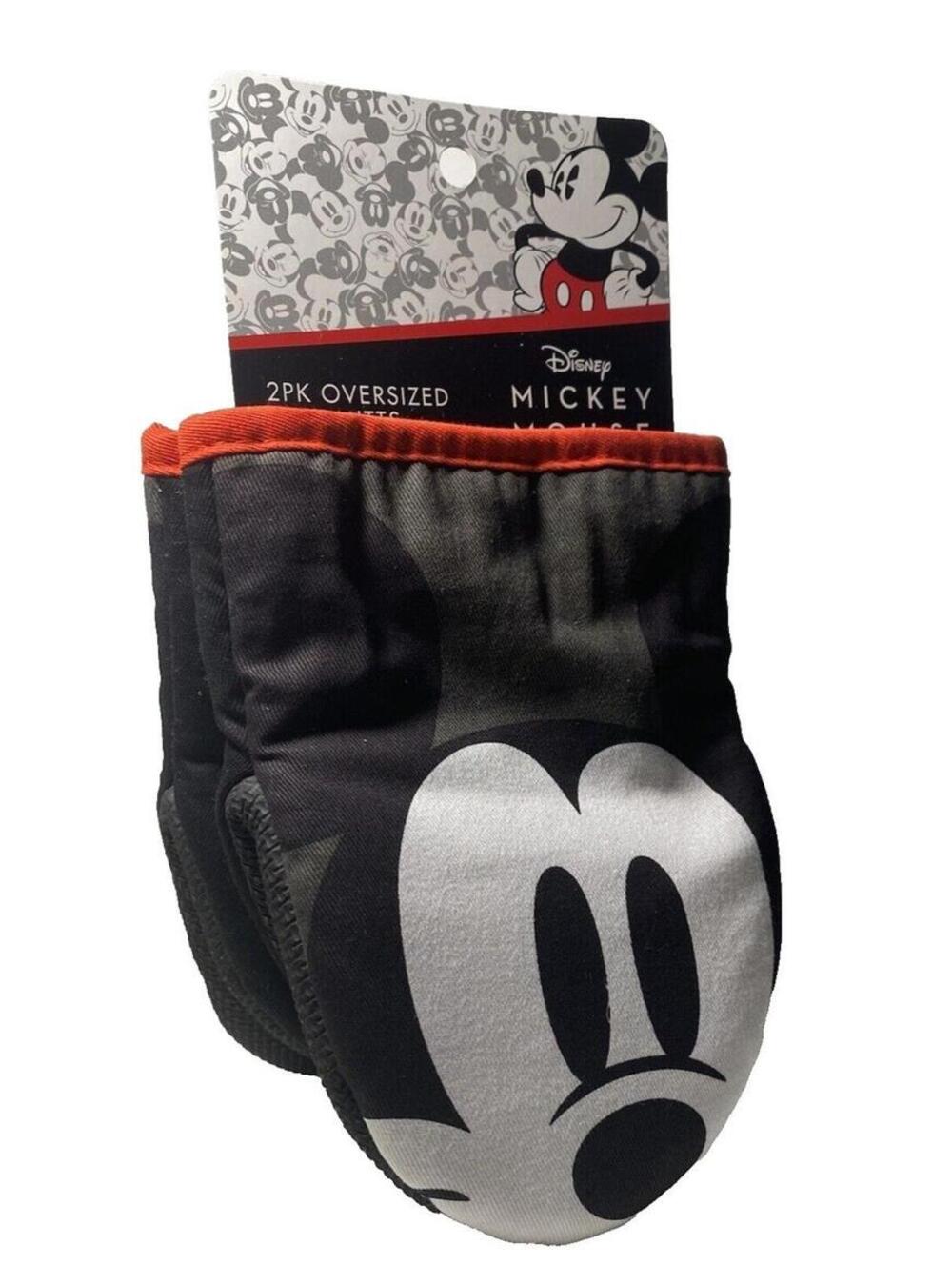 Disney Mickey Mouse Oven Mitts 2pk Oversized Mini Heat Resistant Kitchen